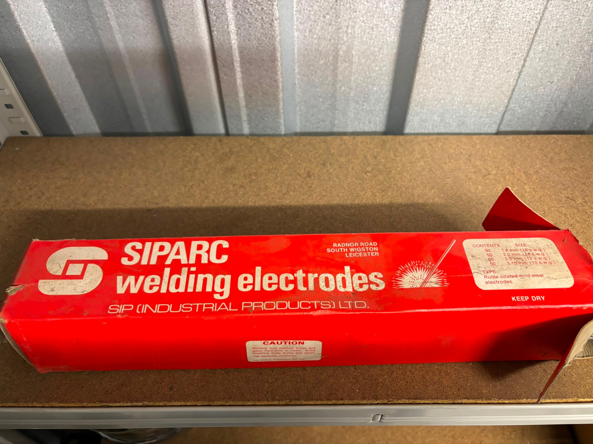 An Assortment of SIPARC Rutile Coated Mild-Steel Welding Electrodes