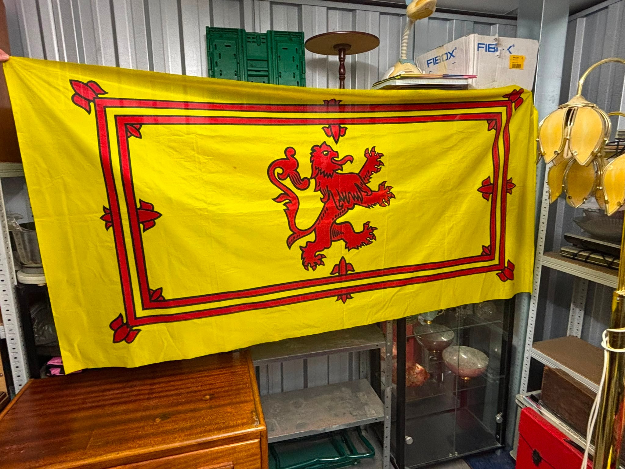 A Modern Scottish Royal Banner of the Lion Rampant