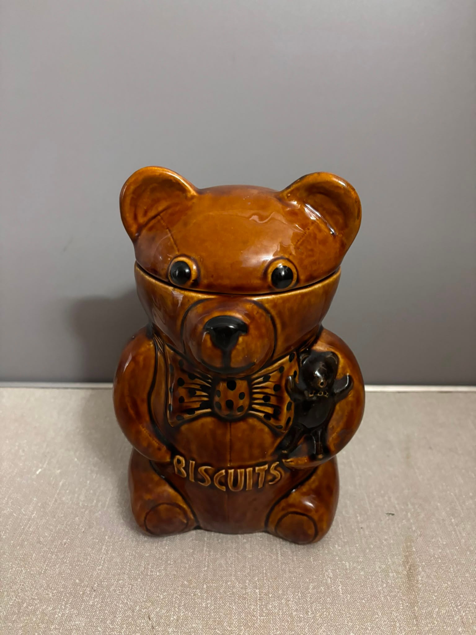 Price & Kensington Treacle-Glazed Teddy Bear Biscuit Jar