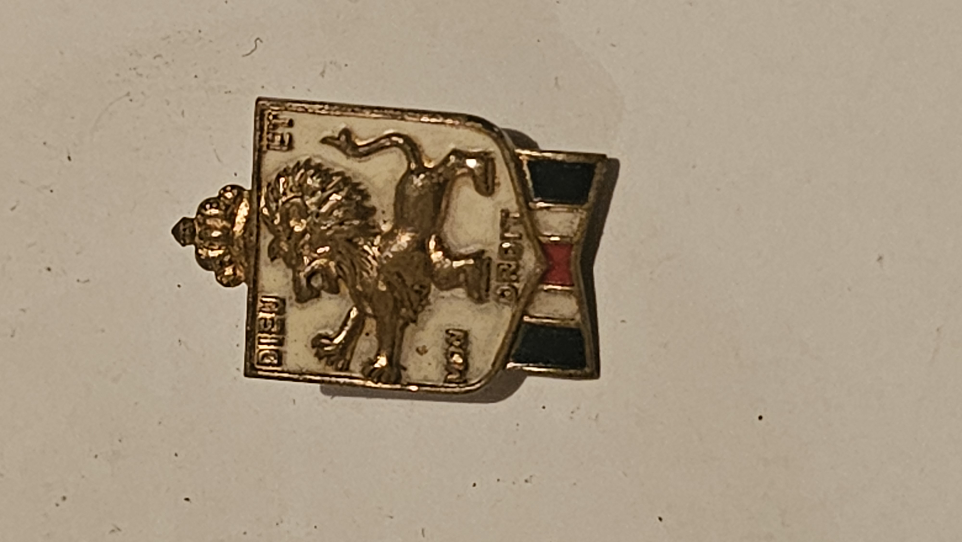A World War II British War Relief Society Enamel Military Pin Badge by Accessocraft