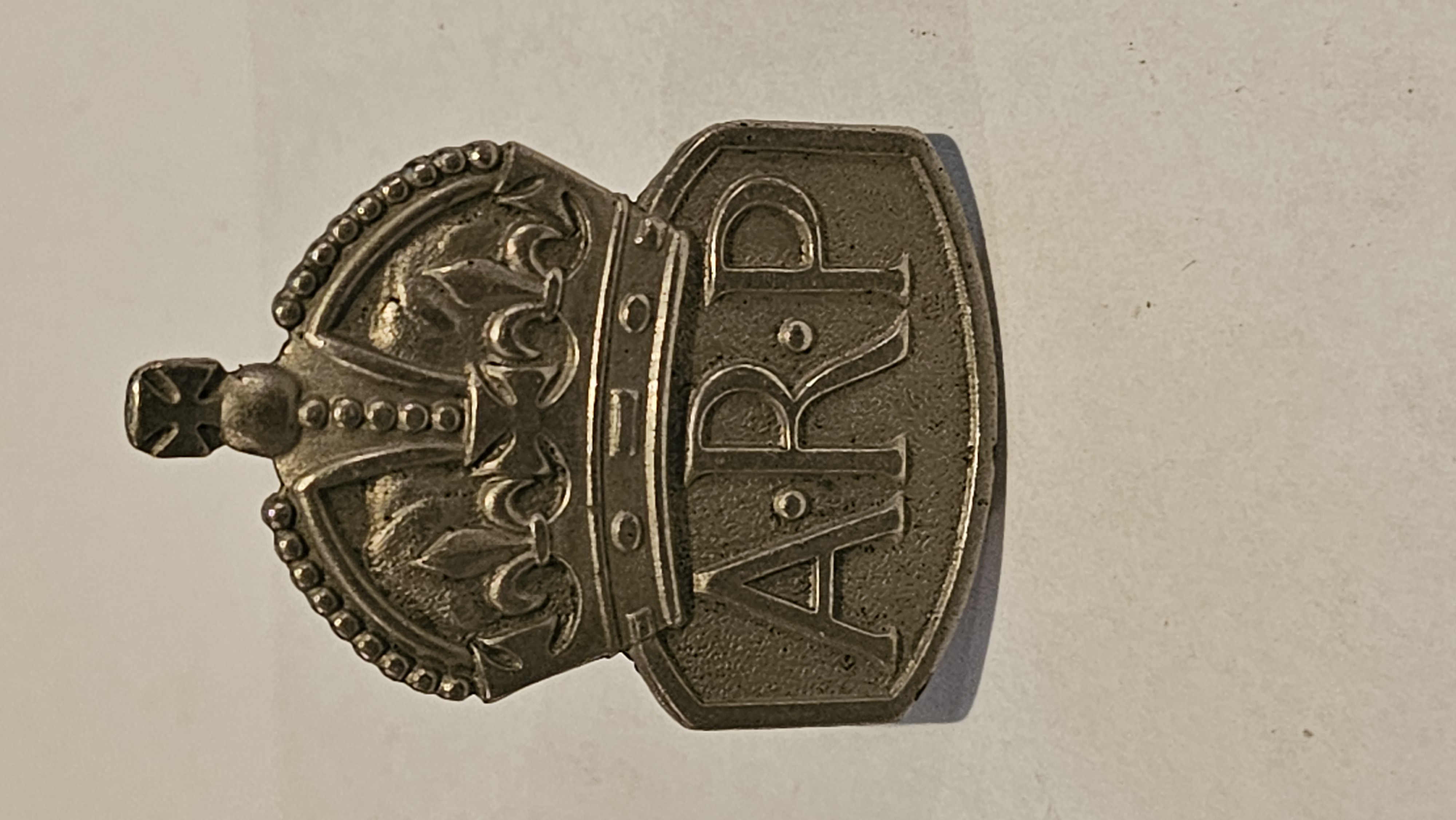 A 1938 Silver British Air Raid Precautions (ARP) Lapel Badge by Marples & Beasley
