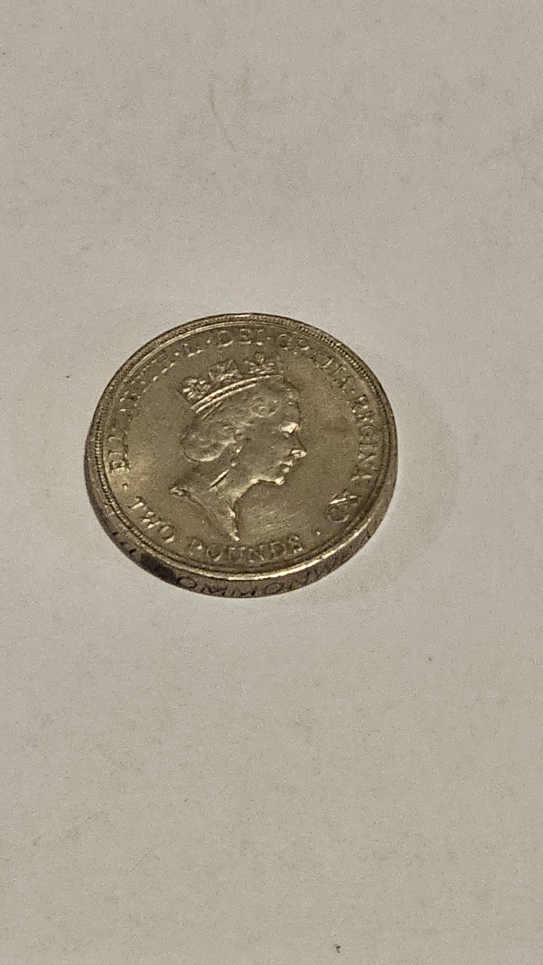 UK 1986 XIII Commonwealth Games Commemorative Two Pound Coin