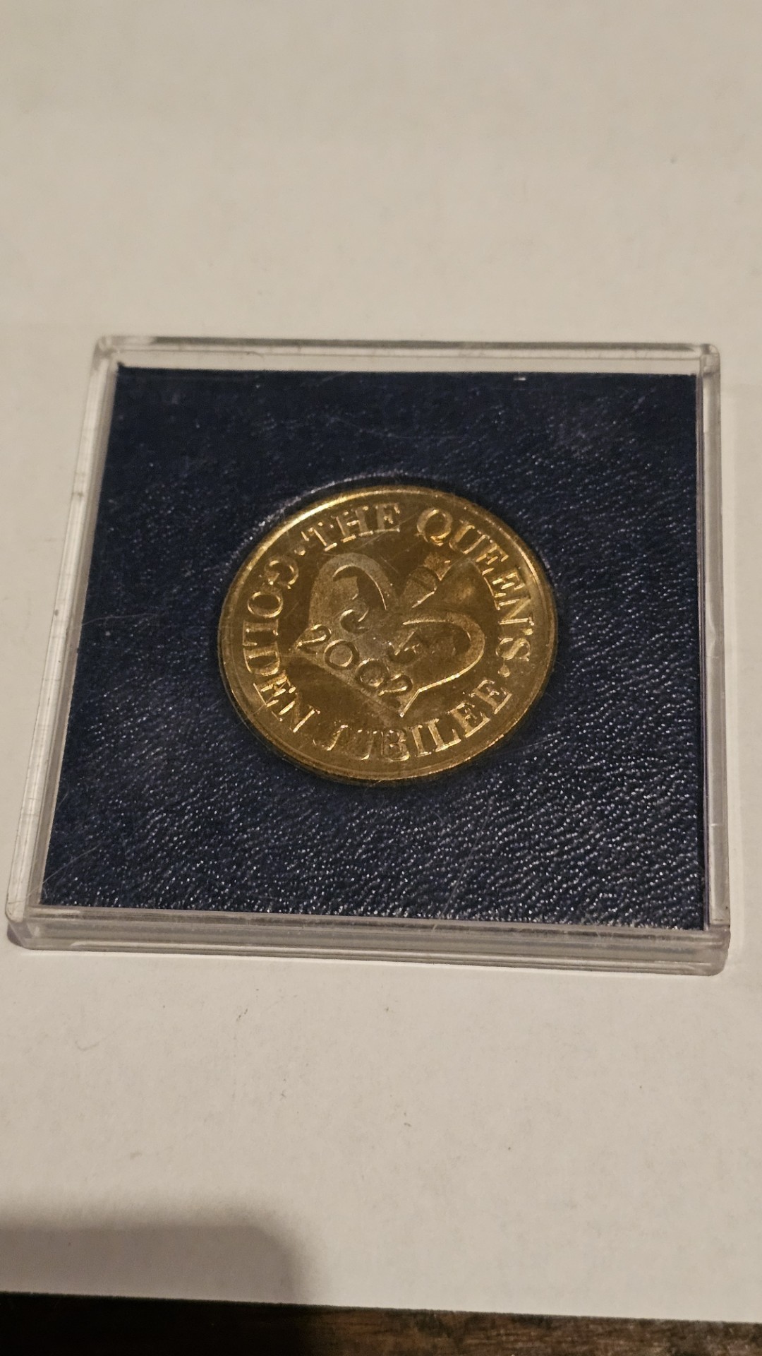 UK 2002 Queen Elizabeth II Golden Jubilee Medal, Gilding Metal