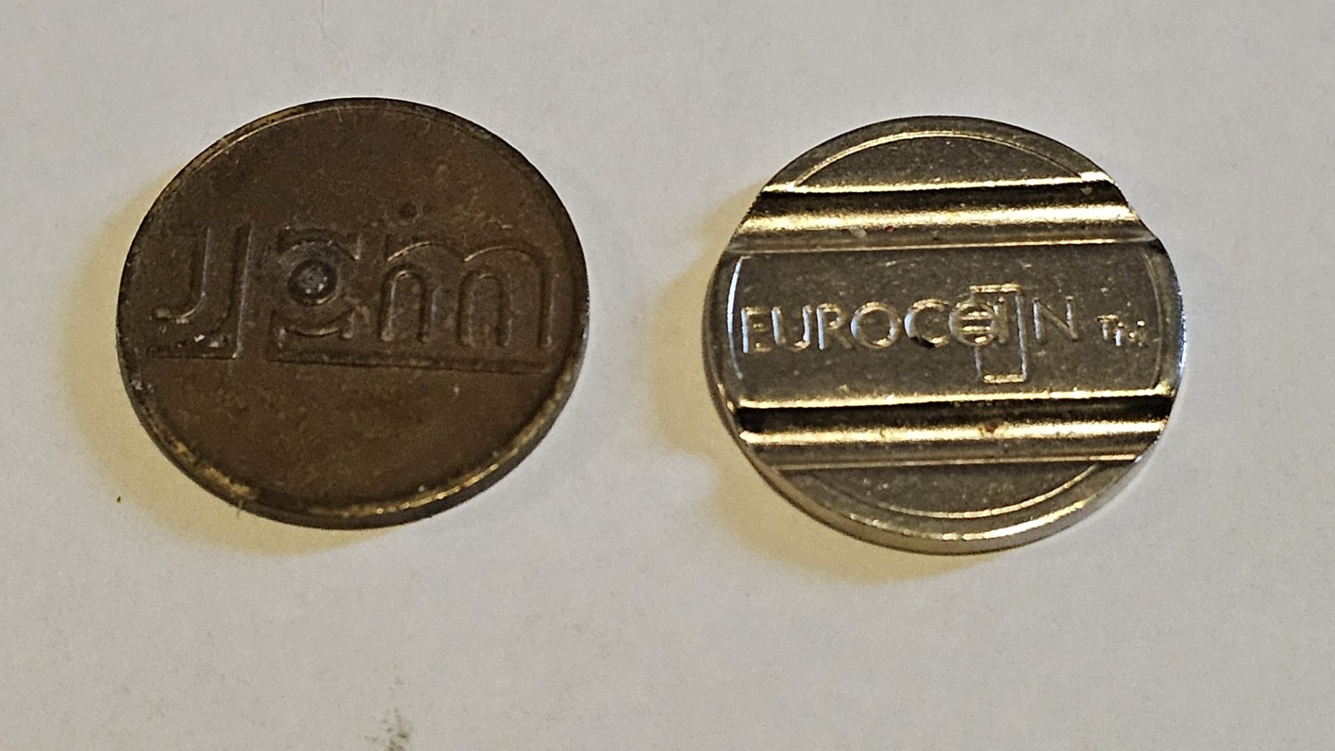 Vintage Jam Coin and Eurocoin Token