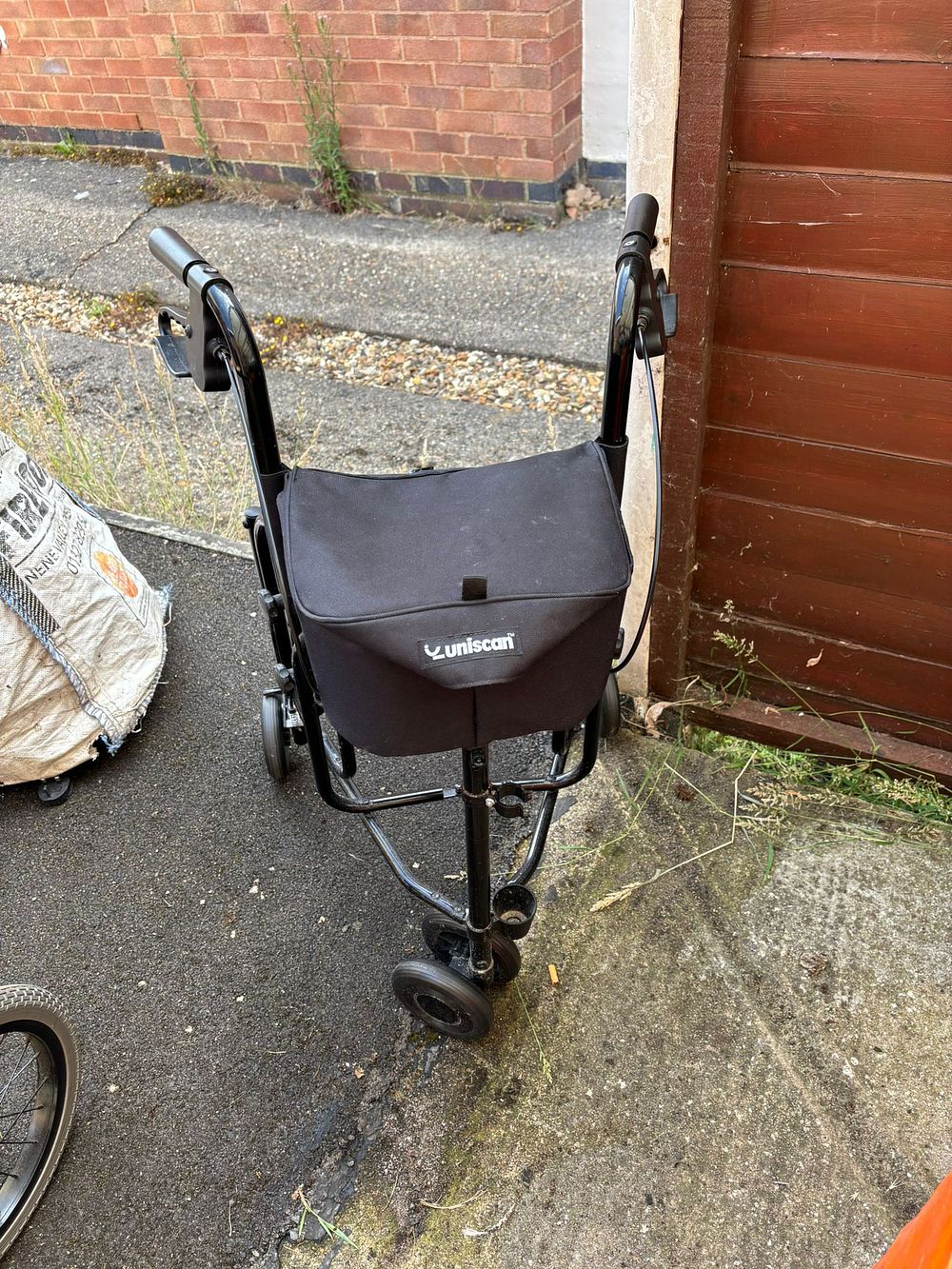 Lot 281: A Uniscan Three-Wheeled Mobility Rollator