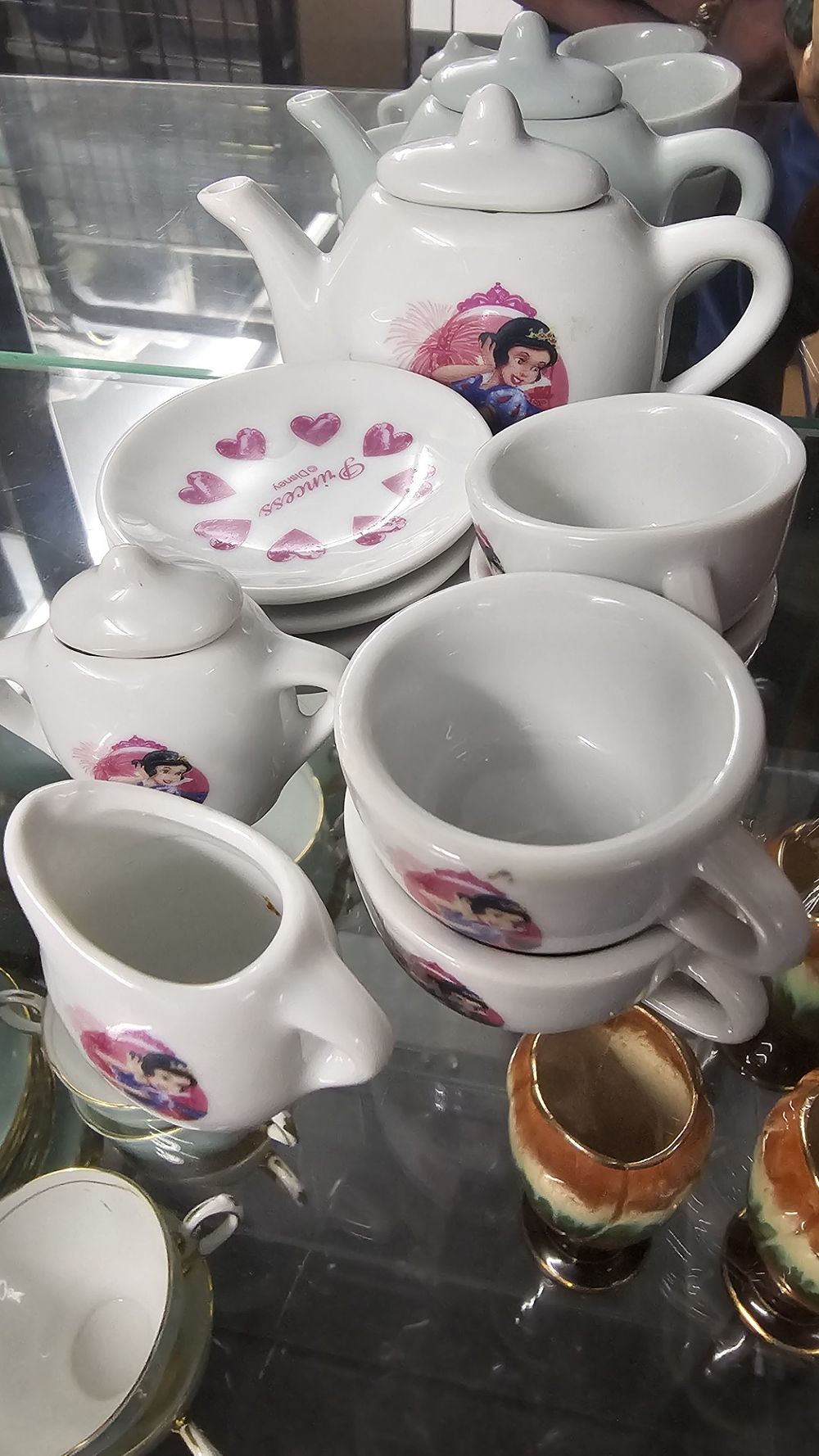 Lot 330: A Set of Disney Princess Snow White Miniature Ceramic Tea Wares