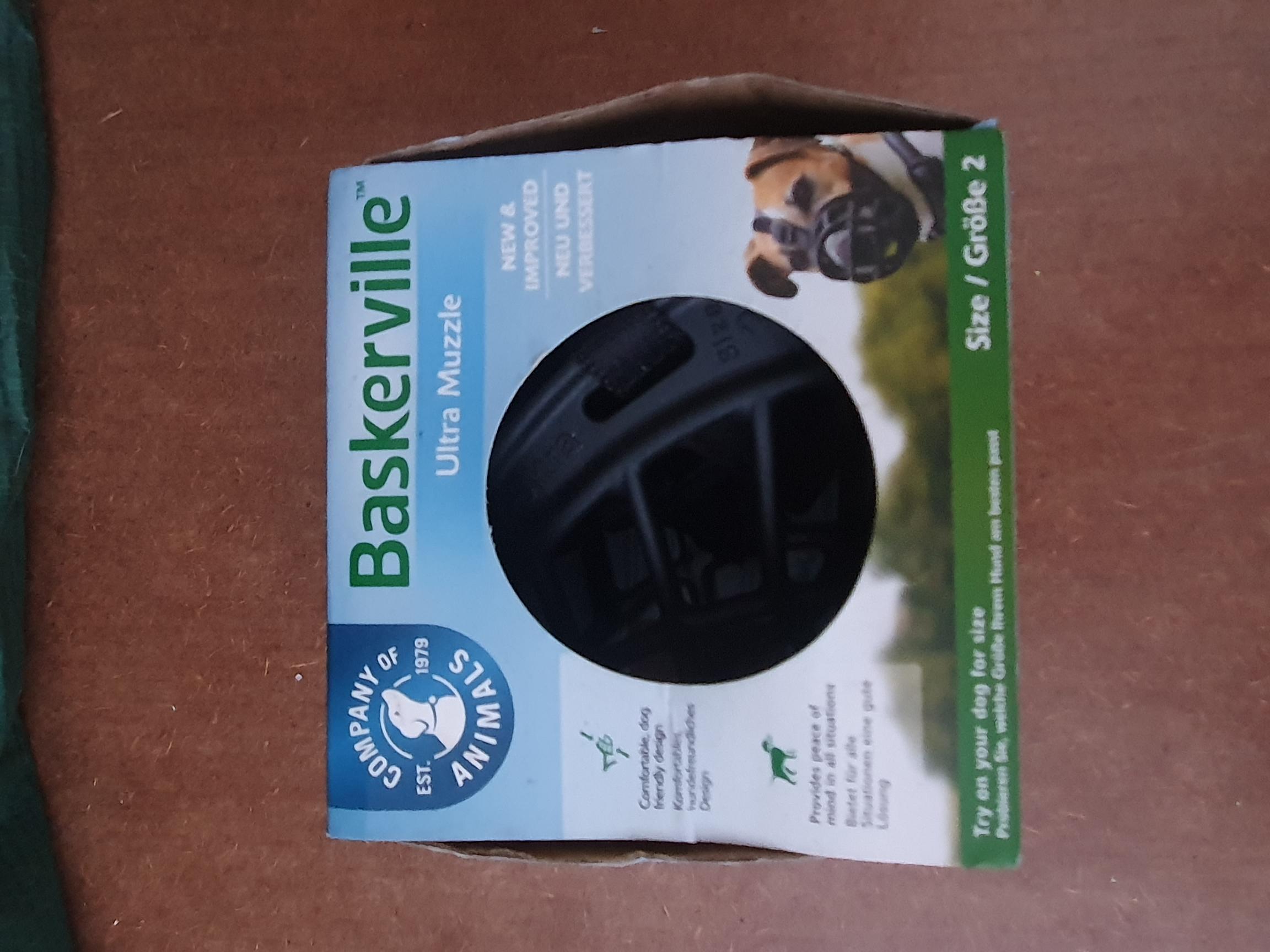 Baskerville Ultra Muzzle for Dogs, Size 2 - As New