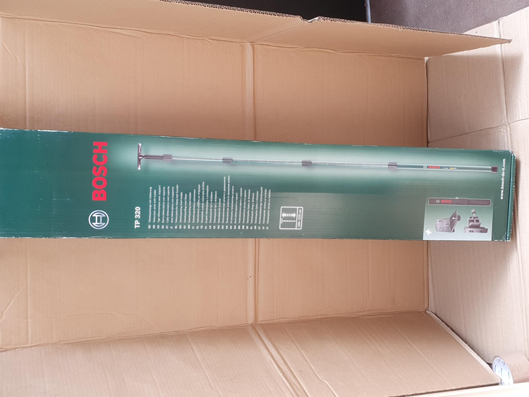 Bosch TP 320 Telescopic Pole with Mounting Accessories and Case - Looks New