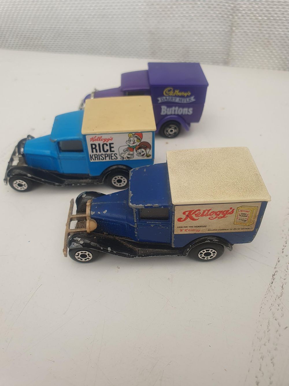 Lot 58: Three Matchbox Ford Model A Die-Cast Delivery Vans