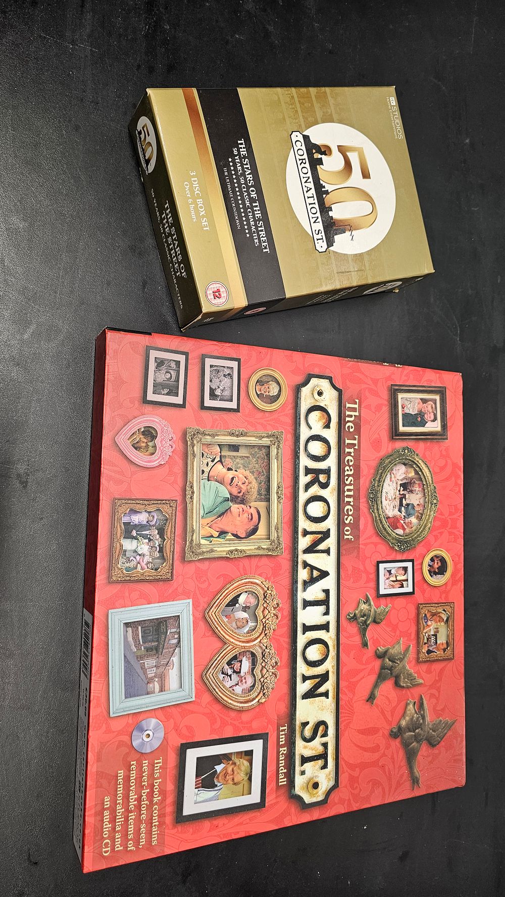 Lot 399: Two Coronation Street 50th Anniversary Commemorative Items