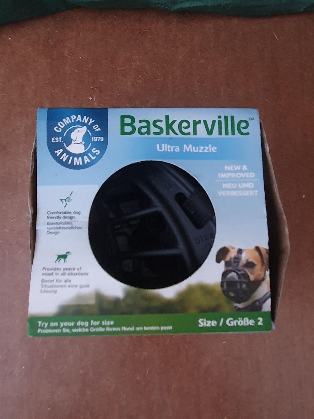 Lot 390: Baskerville Ultra Muzzle for Dogs, Size 2 - As New