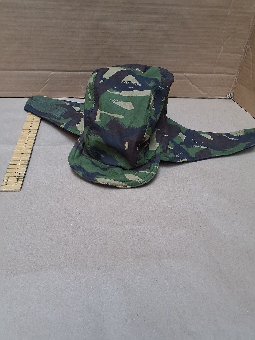 Lot 229: British Army Woodland DPM Cold Weather Cap