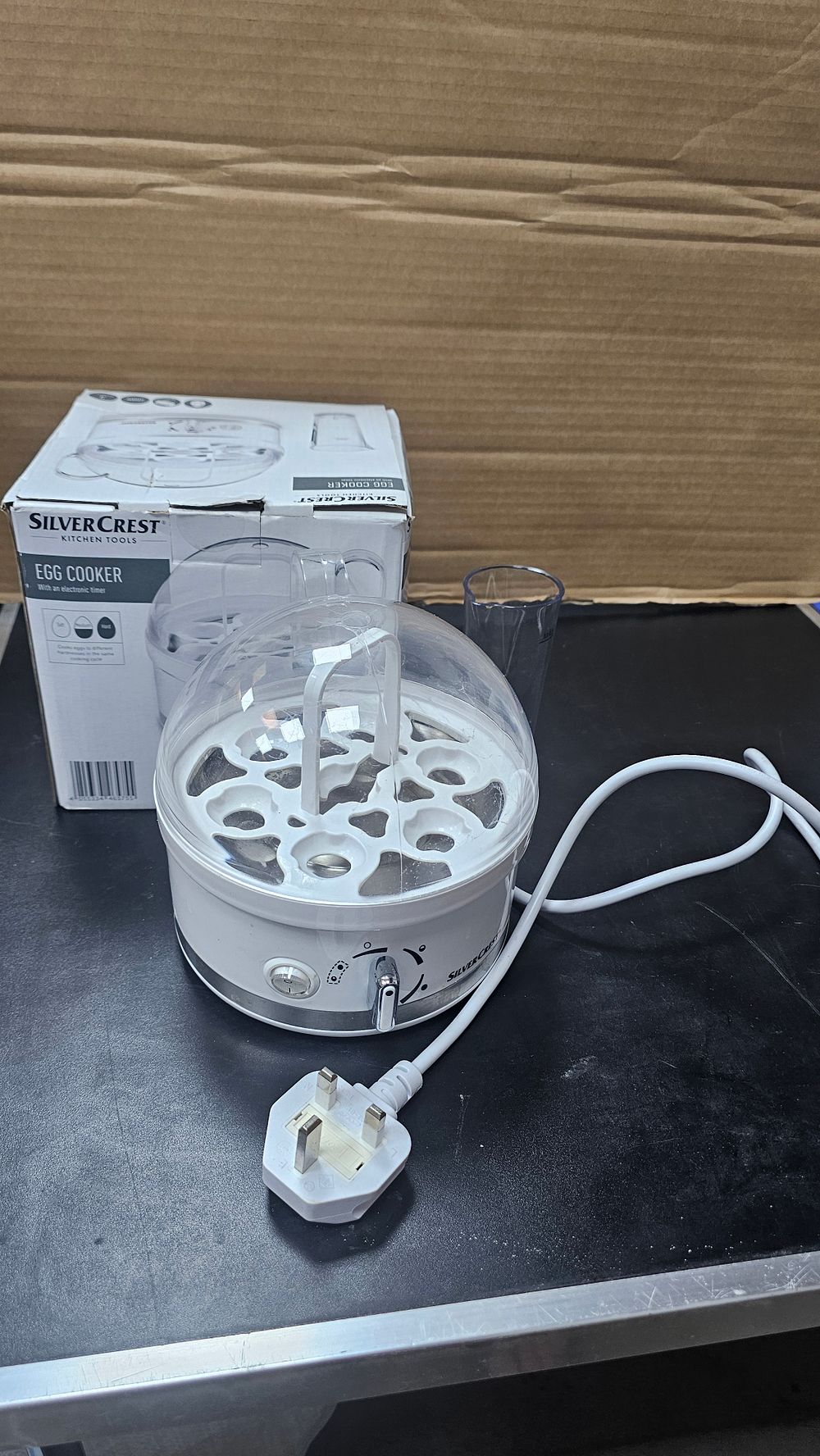Lot 60: Silvercrest Kitchen Tools Electric Egg Cooker with 7 Egg Capacity