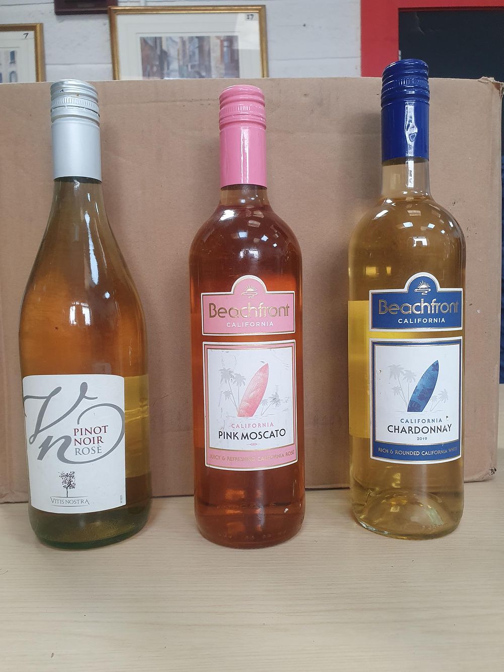 Lot 248: Beachfront and Vitis Nostra California and Italian Wines - All Three Bottles are New And Sealed