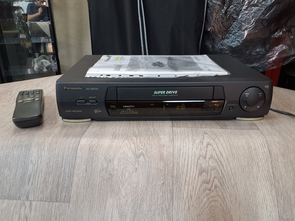 Lot 178: Panasonic NV-HD640 Black VHS Video Cassette Recorder - Very Good Condition