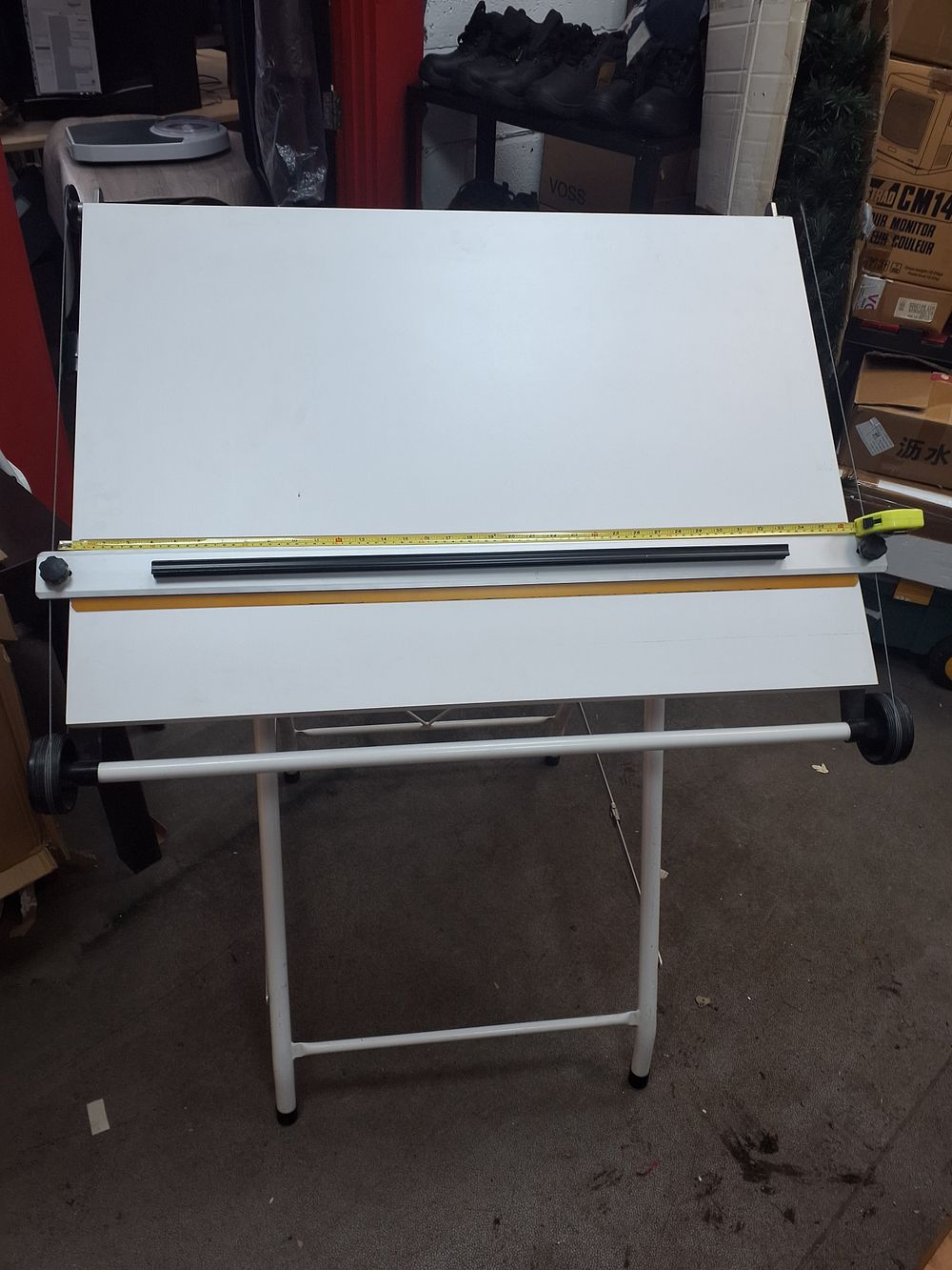 Lot 210: Vistaplan A0 White Drafting Table - Excellnt Used Condition