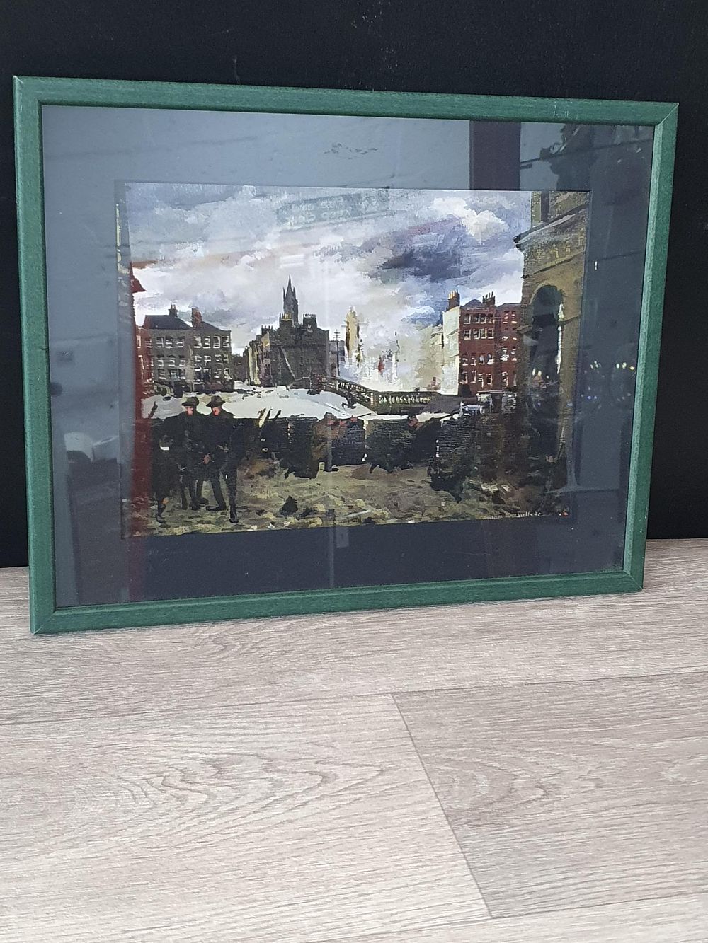 Lot 280: 'The Mound, Edin' Framed Architectural Print - Very Good Condition