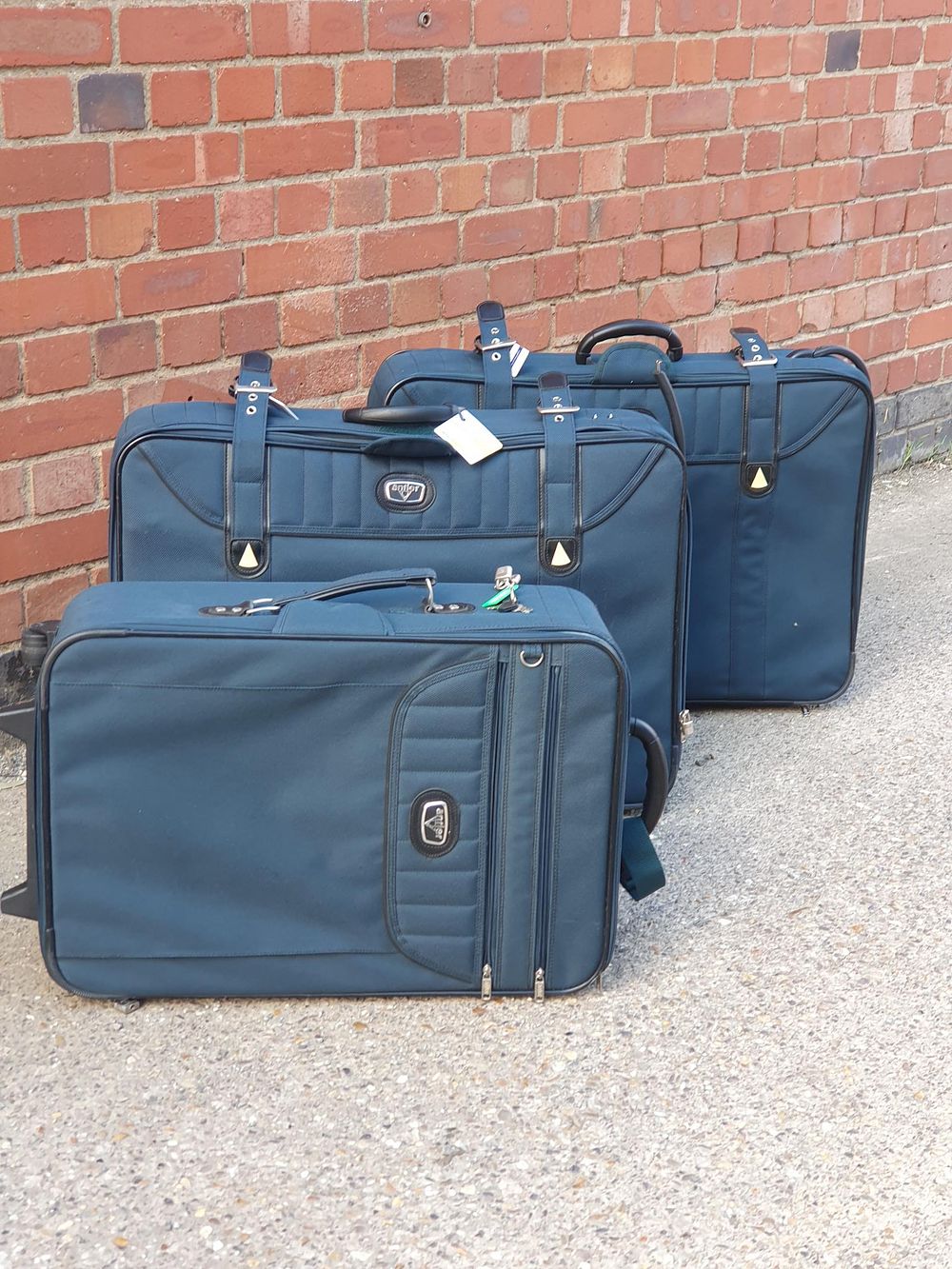 Lot 107: Antler Green Softside Luggage Trio - Used Good Condition