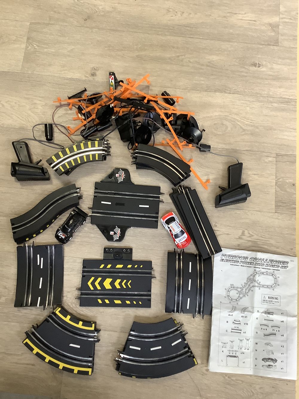 Lot 313: Furious Challenger 6653 Electric Road Racing Set - Used Condition