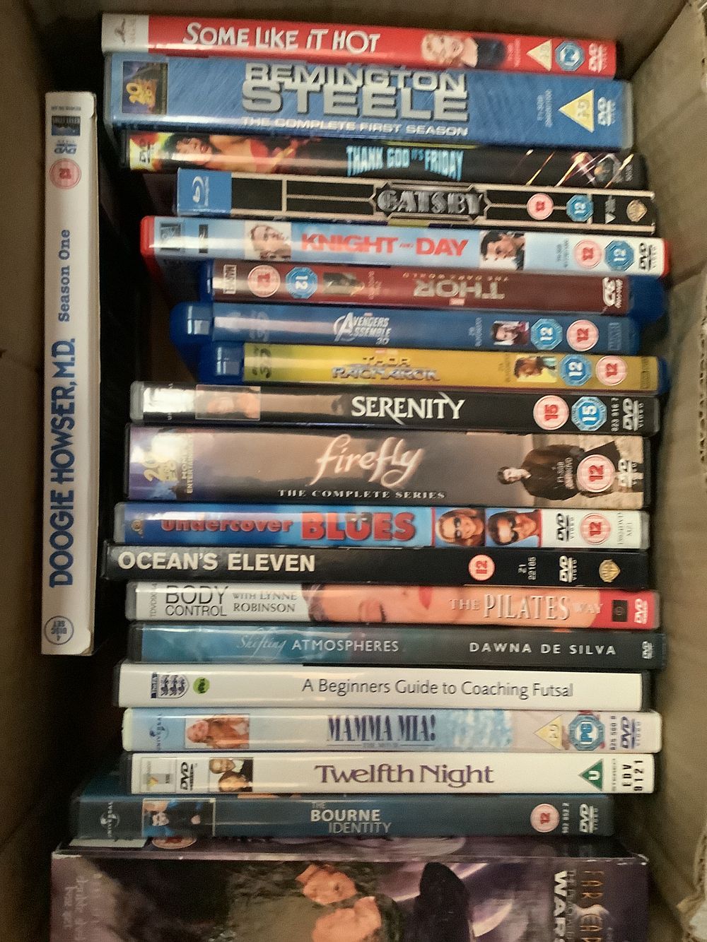Lot 299: Collection of DVD and Blu-ray Film and Television Series - Good Used Condition