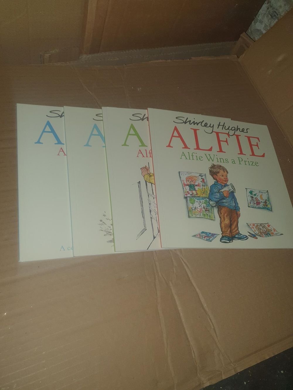 Lot 229: Shirley Hughes Alfie Collection Softcover Childrens Books - Excellent Condition