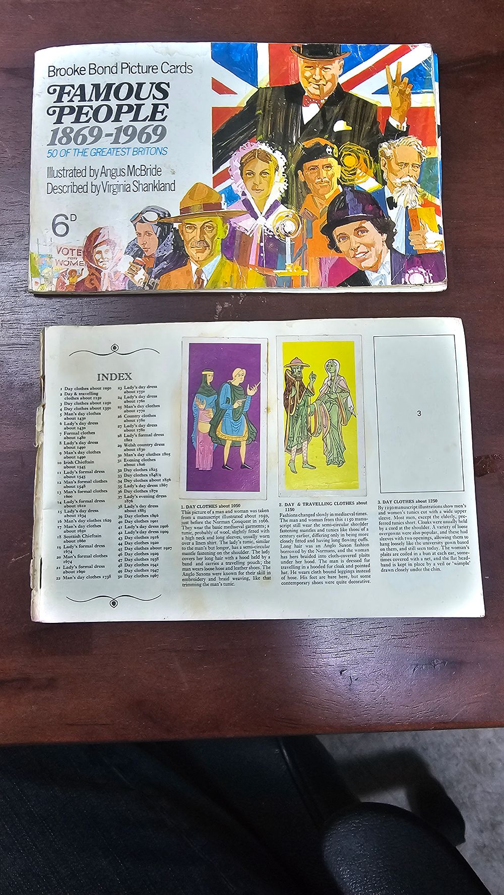 Lot 29: Two Brooke Bond Picture Cards Collector Albums - Used Condition