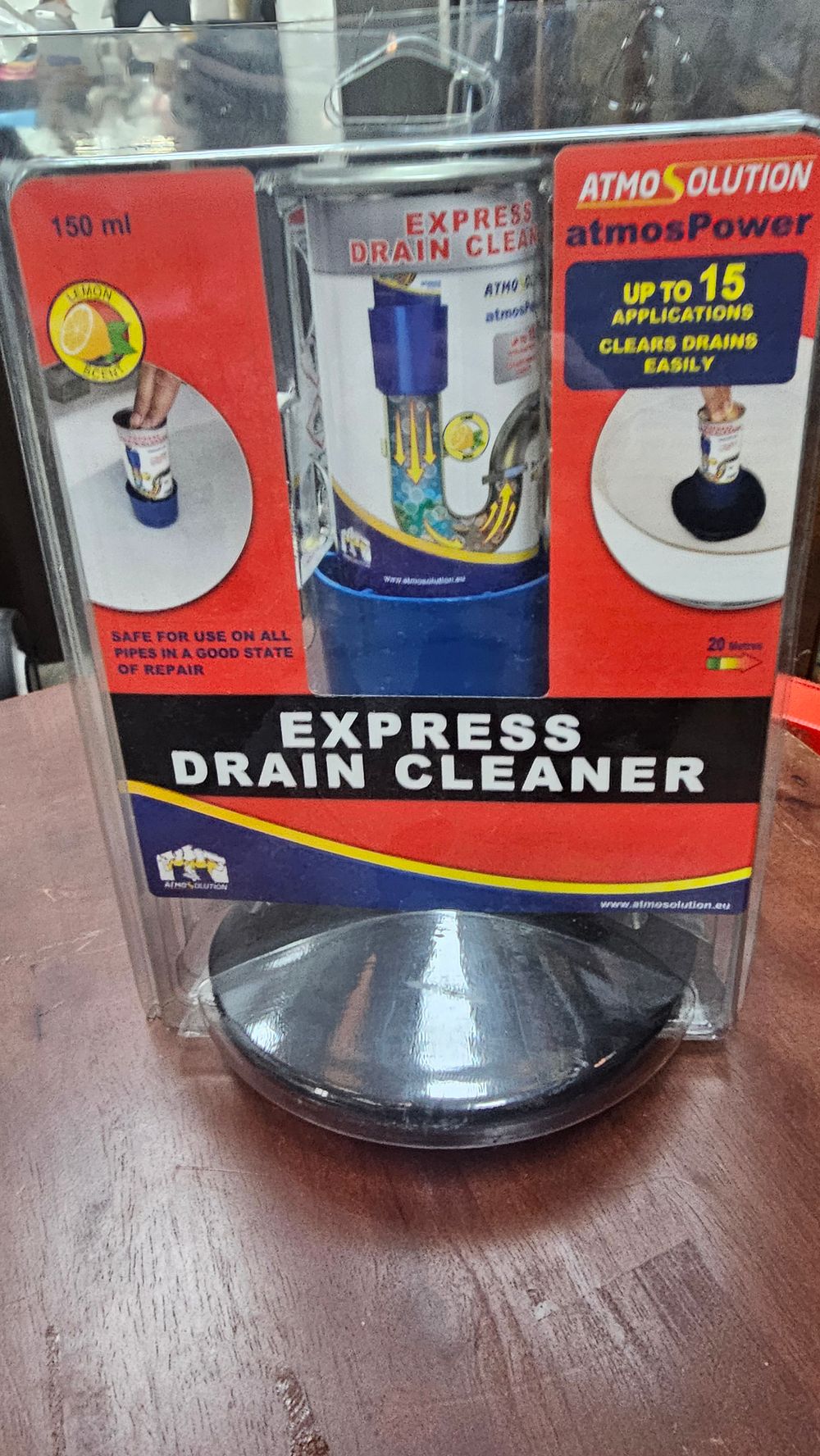 Lot 75: AtmosPower Express Drain Cleaner 150ml Kit - New Sealed