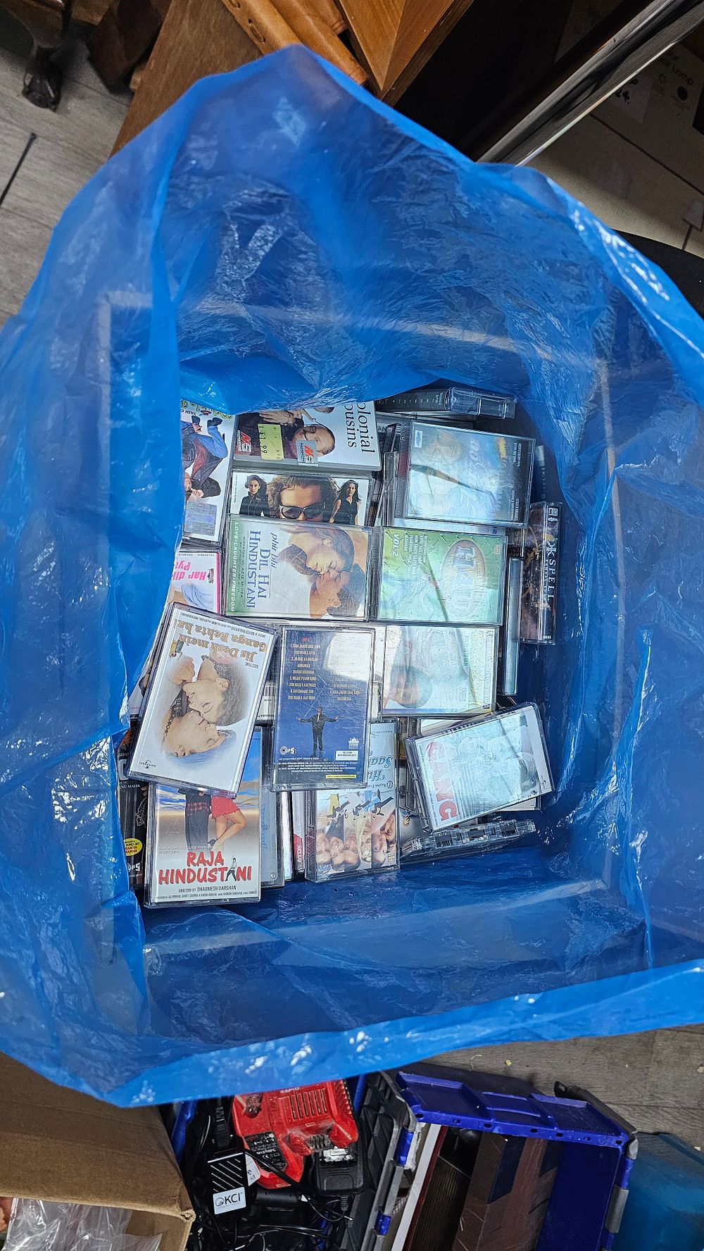 Lot 95: A Collection of Bollywood Film Soundtrack and Indian Pop Music Cassettes