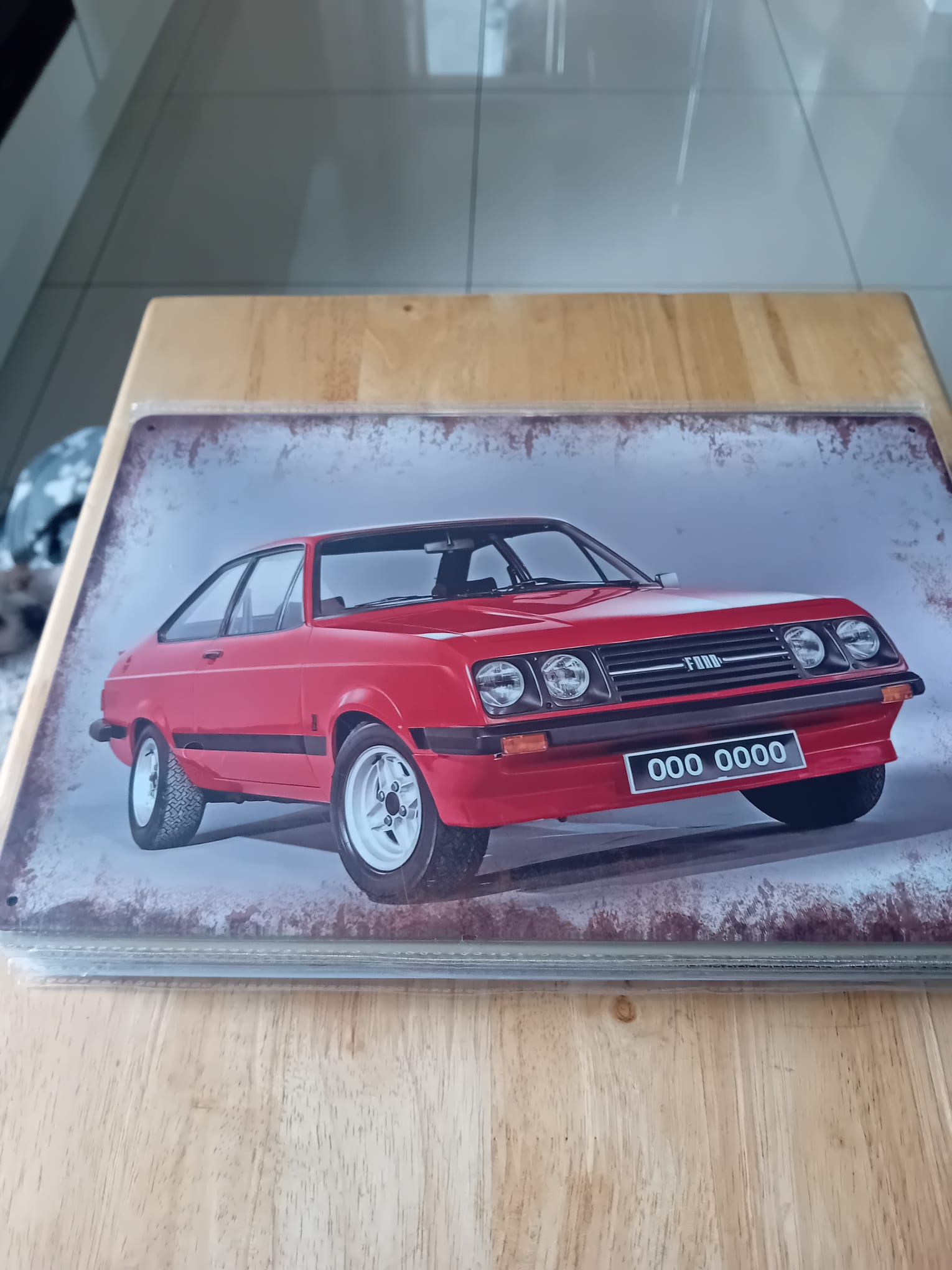 Ford Escort RS2000 MKII Decorative Wall Sign