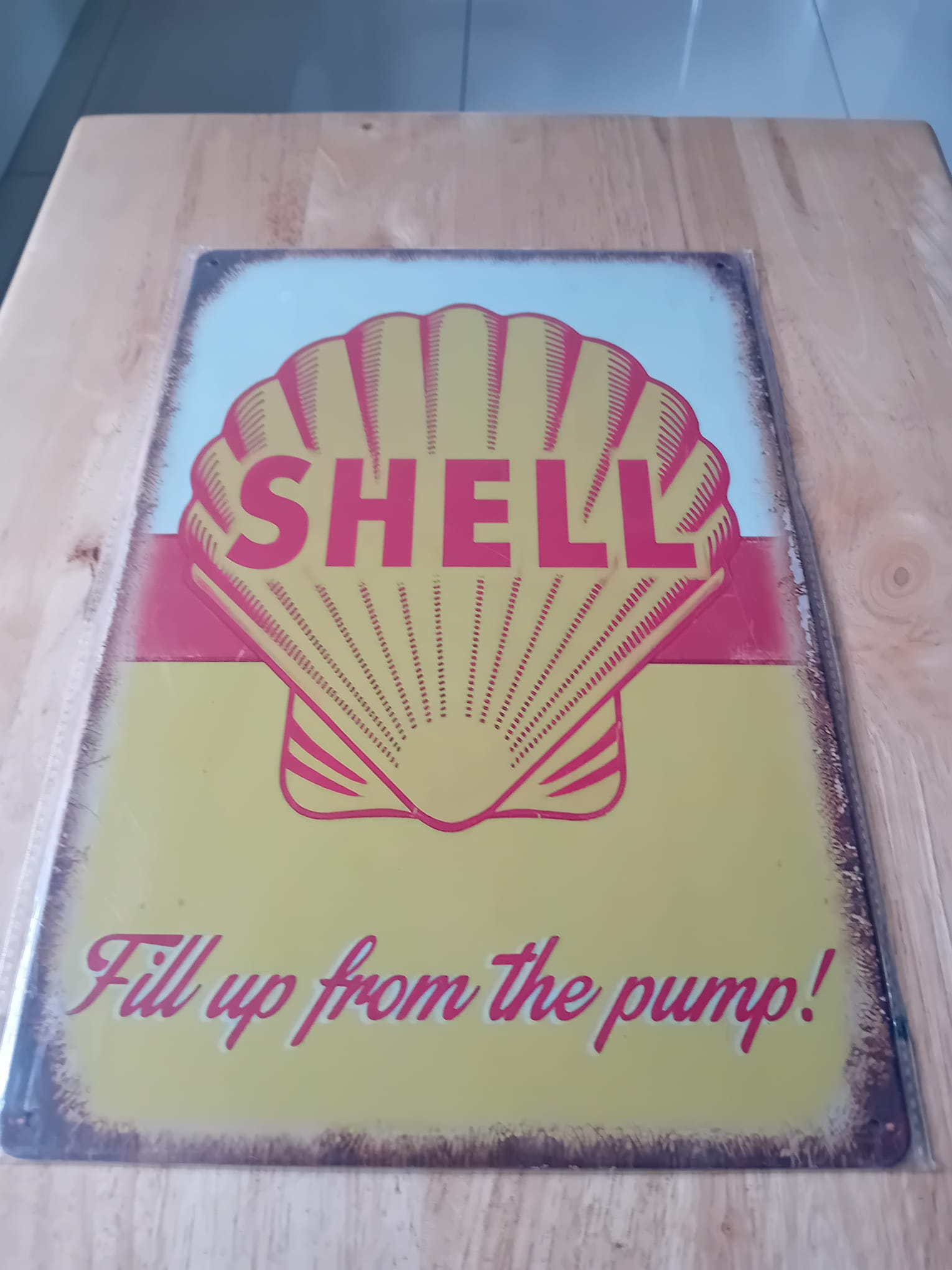 Shell Gasoline Retro Style Reproduction Sign