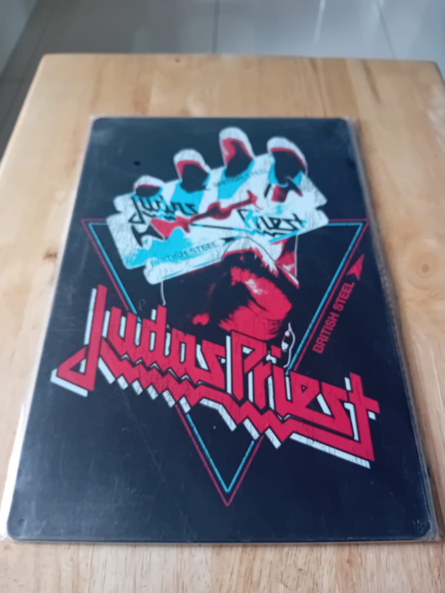 Judas Priest British Steel Album Art Decorative Metal Sign