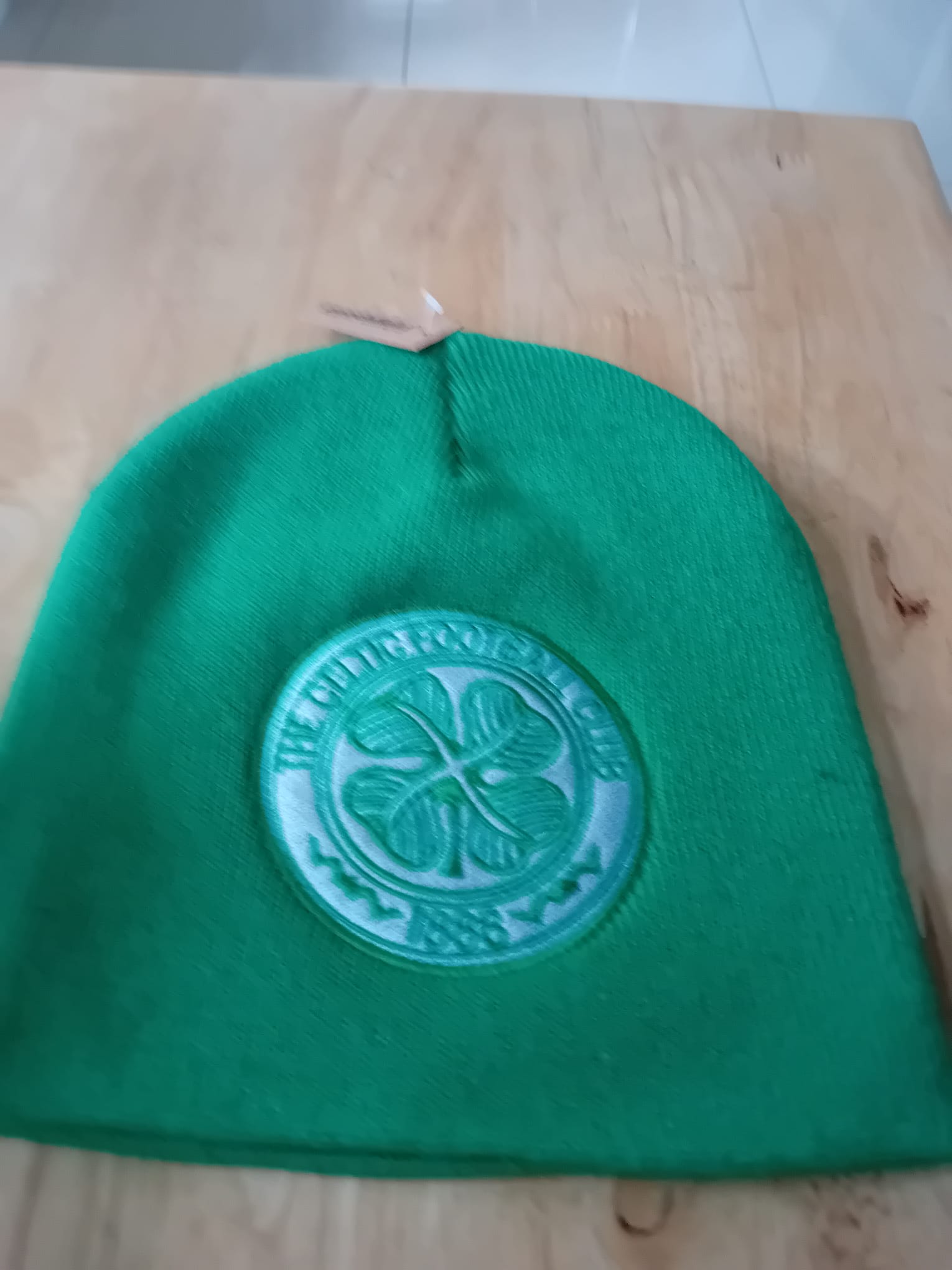 Official Celtic Football Club Green Knit Beanie Hat