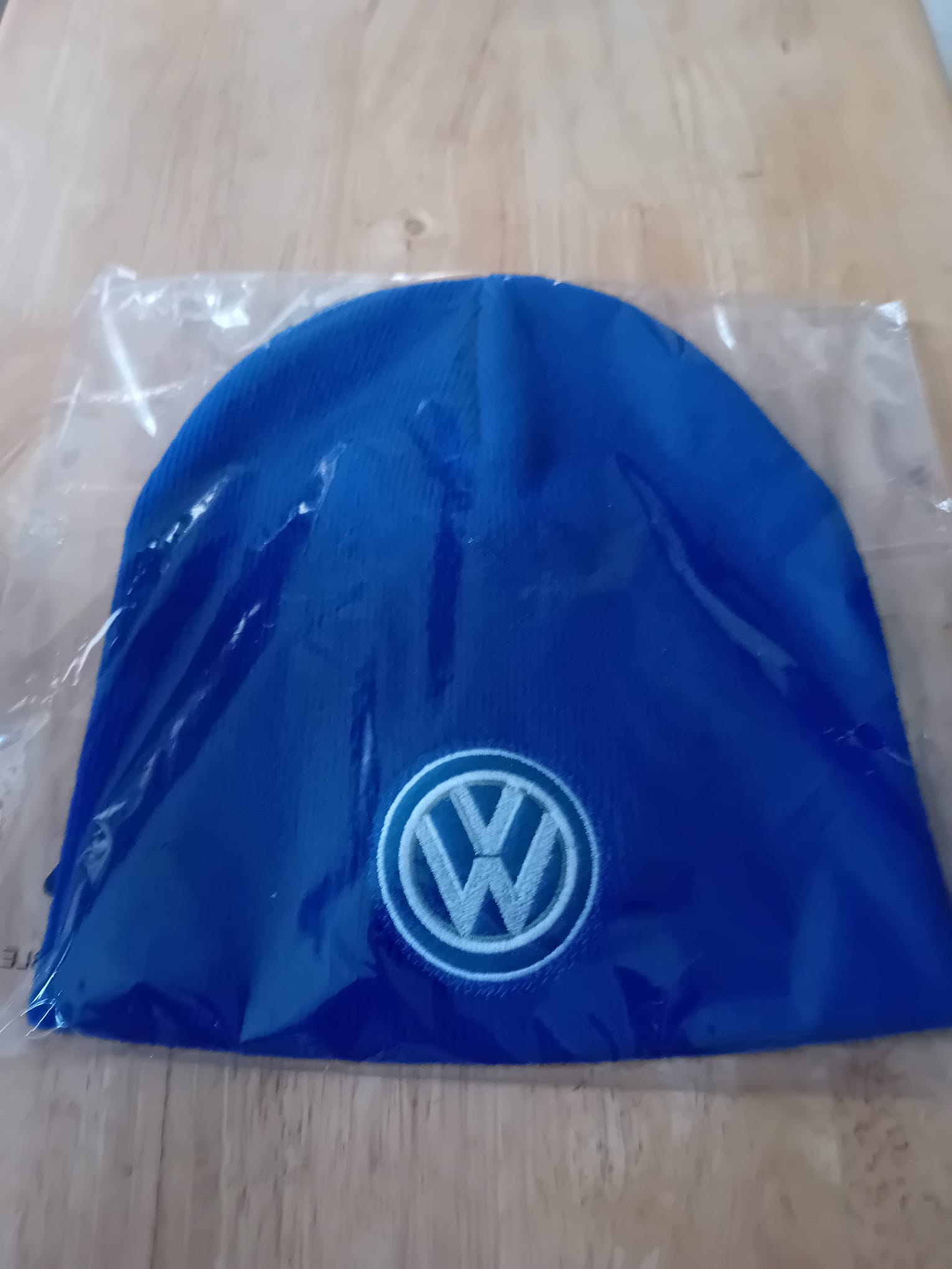 Volkswagen Blue Knit Beanie Hat