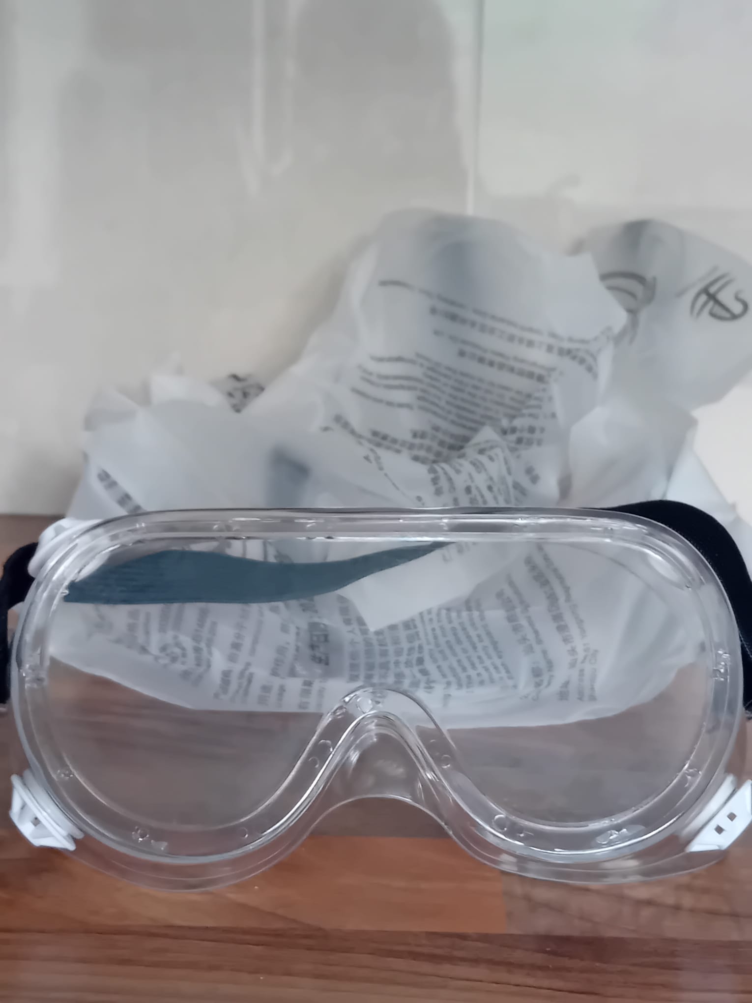 Pack of 5 splash goggles