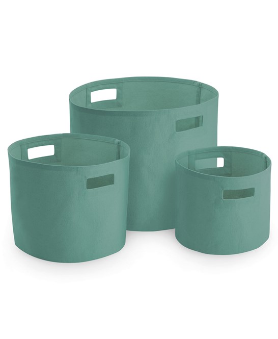 Bundle of 5 Canvas storage tubs brand new
Medium size