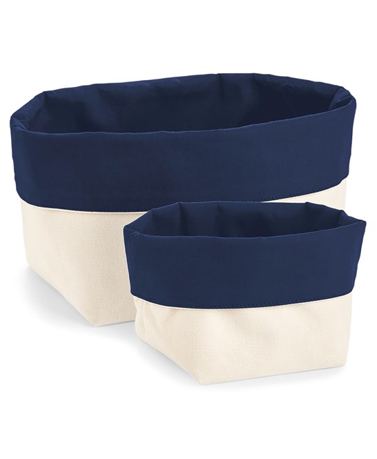 Bundle of 5 Reversible canvas organiser Brand new Large
Natural/Navy