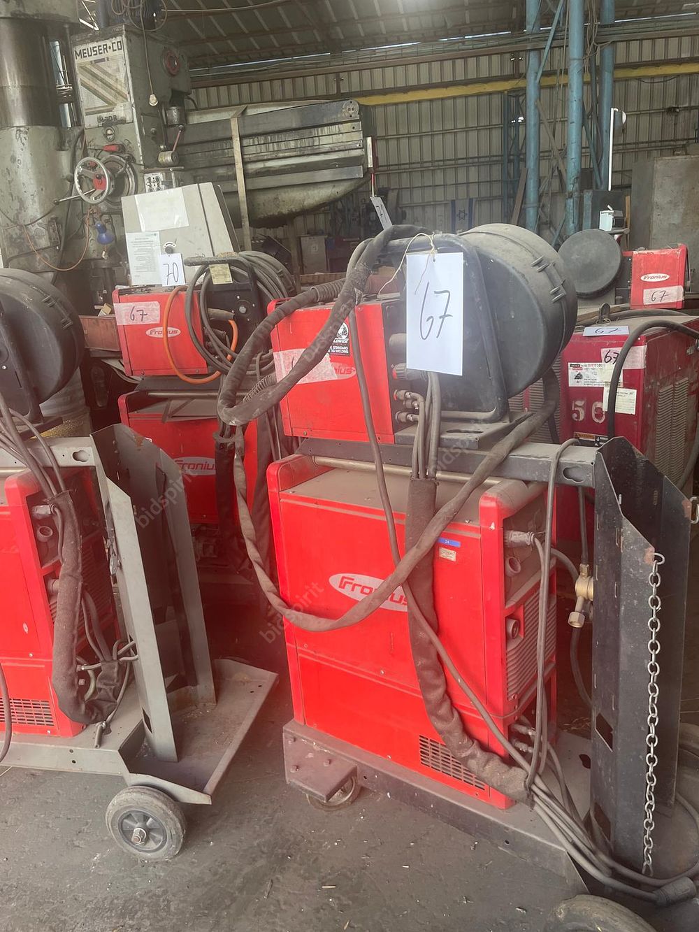 5 רתכות CO2 תוצרת FORINIUS איטליה (לא תקינות ).