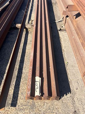 99 יח' מוטות , זווית - S355JO 60X60X6 L=9M.