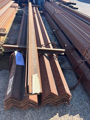 40 מוטות (240מ"ר) מוטות , זווית - 55JO, 130X130X12 , L=6M.