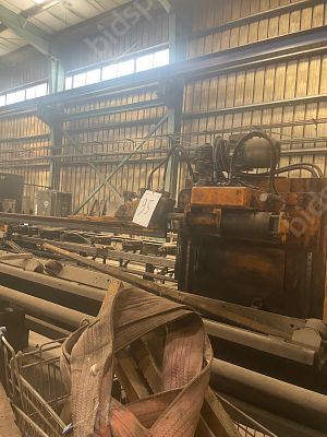 מכונת ניקוב וחיתוך (ישר בלבד) תוצרת FICEP, דגם T166, הידראולית + מוביל חומר אוטומטי, שנת ייצור 2006.