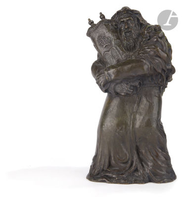 Stephan SHAYEVITZ (born in 1952)The man with the Sepher TorahLost wax bronze with light brown 