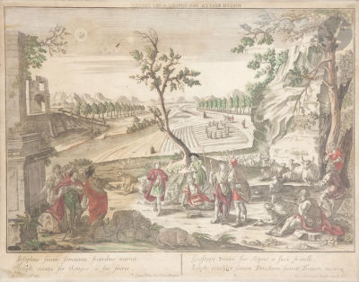 Georg Balthasar PROBST (1732-1801)Joseph recited the dreams to his brothersOptical view. 