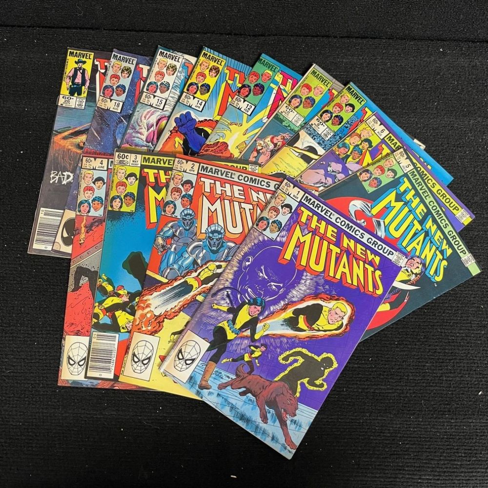 Lot 322: New Mutants Comic Lot w/#1 & Key Issues