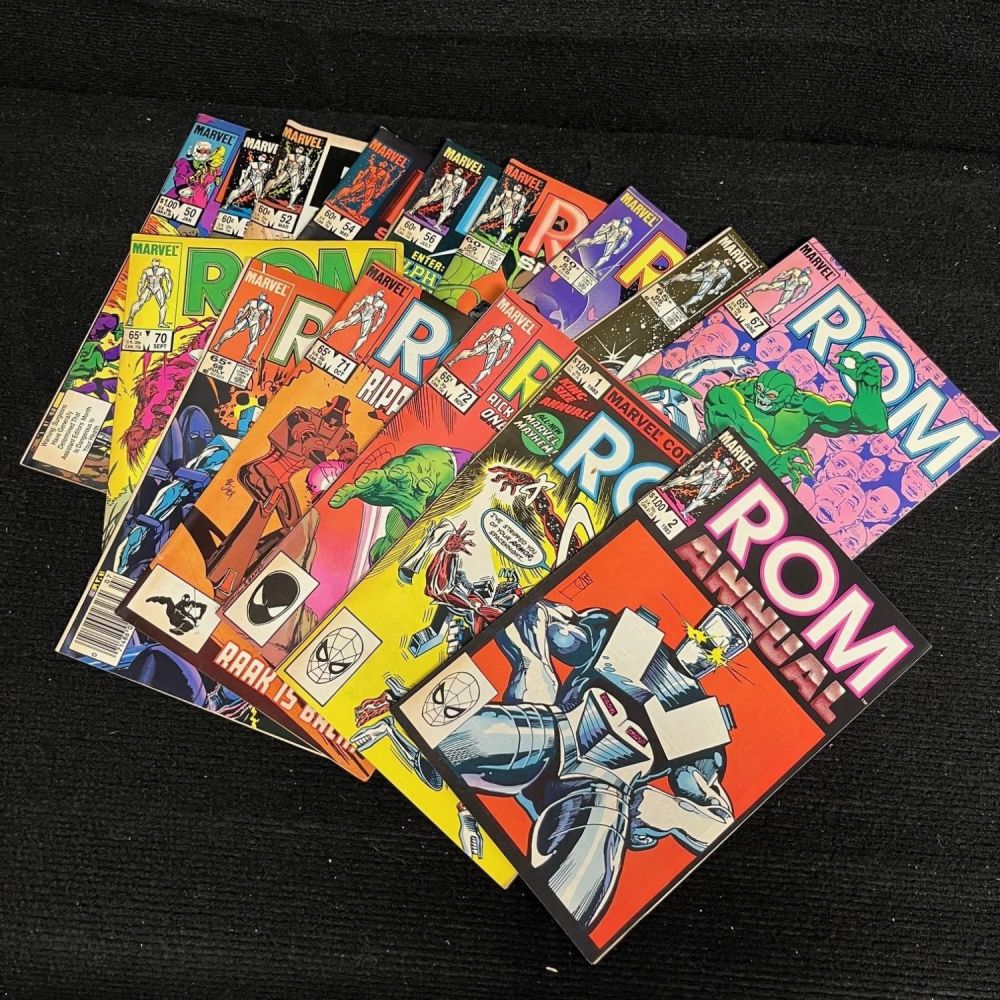 Lot 323: Rom Marvel Series Comic Lot