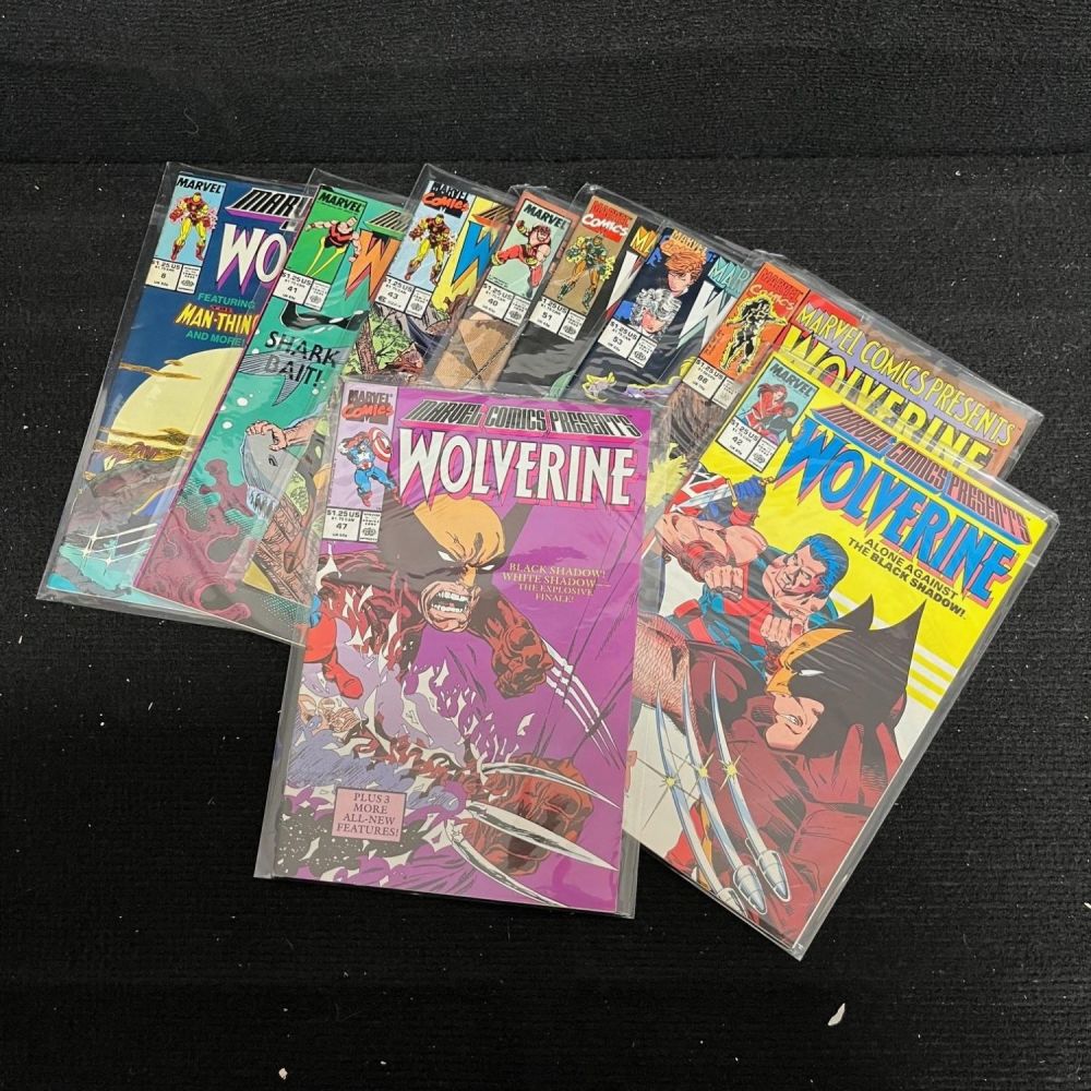 Lot 333: Marvel Comics Presents fefat. Wolverine Comic Lot