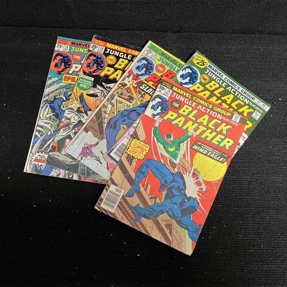 Lot 336: Jungle Action feat. Black Panther Comic Lot