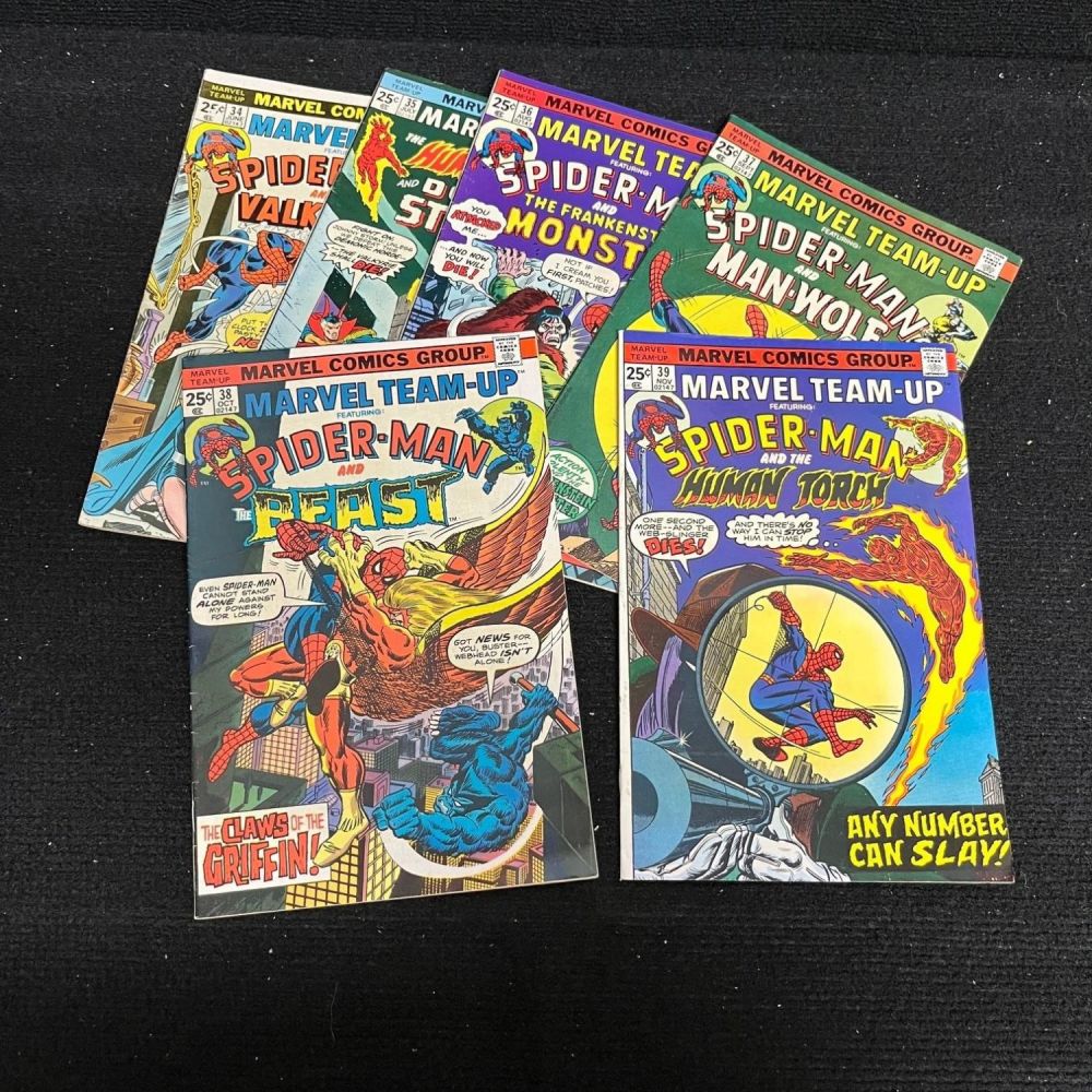 Lot 351: Marvel Team Up 34-39 Feat. Spider-man