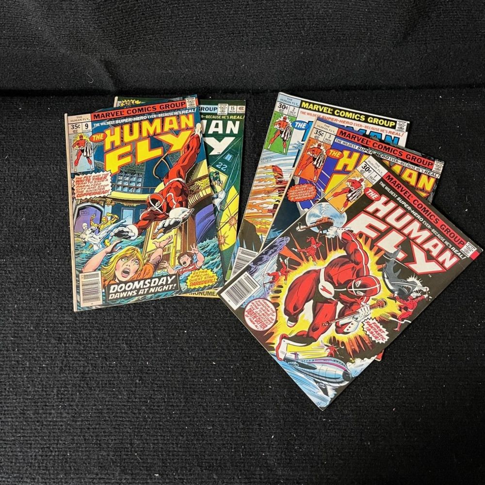 Lot 353: Human Fly Marvel Bronze Age Lot w/#1 issue
