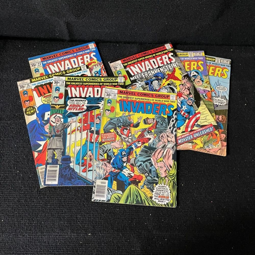 Lot 354: Invaders Marvel Bronze Age Comic Lot