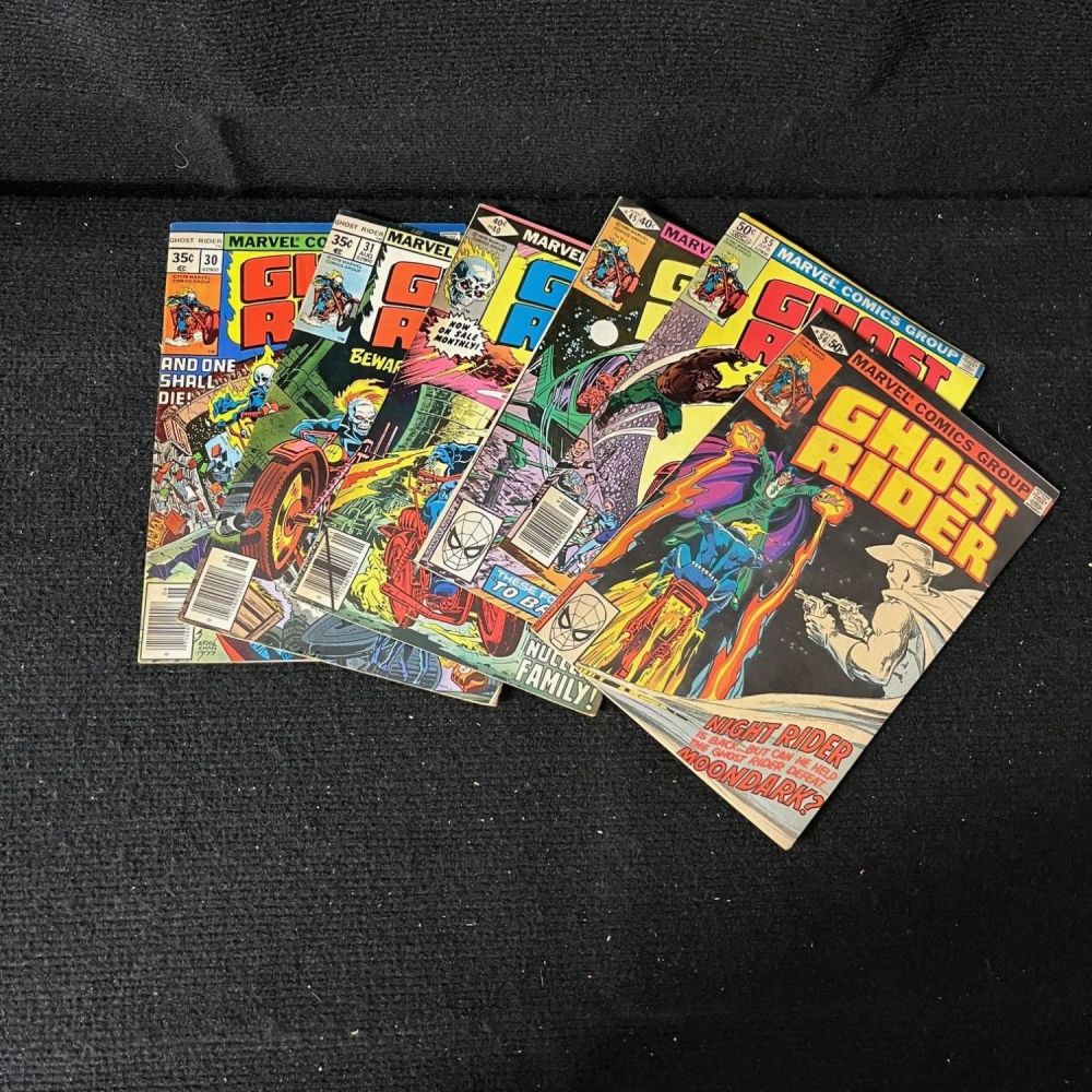 Lot 355: Ghost Rider Marvel 1st Series Comic Lot